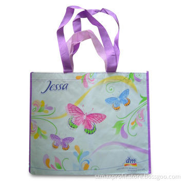 RPET Shopping Bag, Includes Side and Bottom Gusset, Simple, Measures 46 x 38 x 17cm